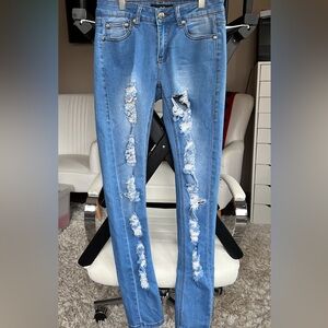 UWD Distressed jeans ladies size 5